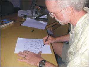 Don Rosa faz desenho para o UHQ