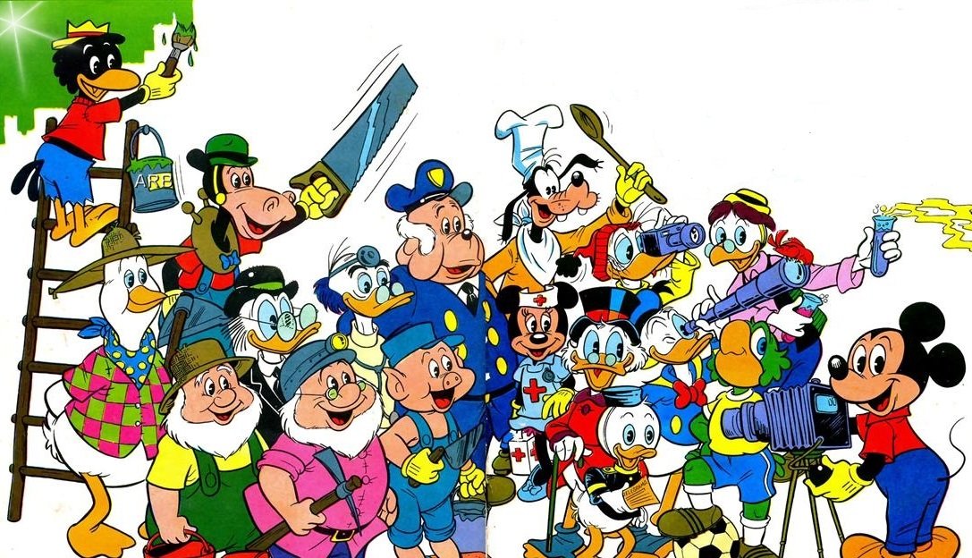 Personagens dos quadrinhos da Disney