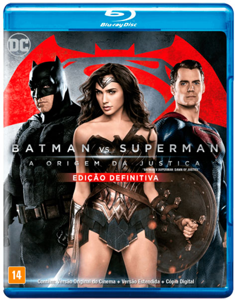 Blu-ray Batman vs. Superman - A origem da justiça - Edição definitiva