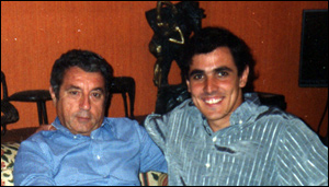 Sidney Gusman e Sergio Bonelli, em 1992