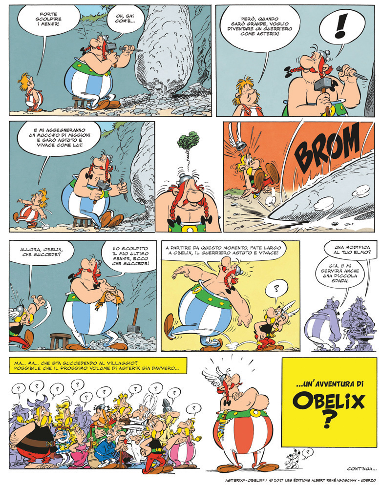 Preview da nova aventura de Asterix e Obelix
