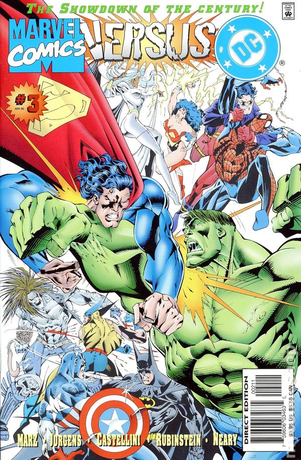 Marvel vs DC, arte de Claudio Castellini