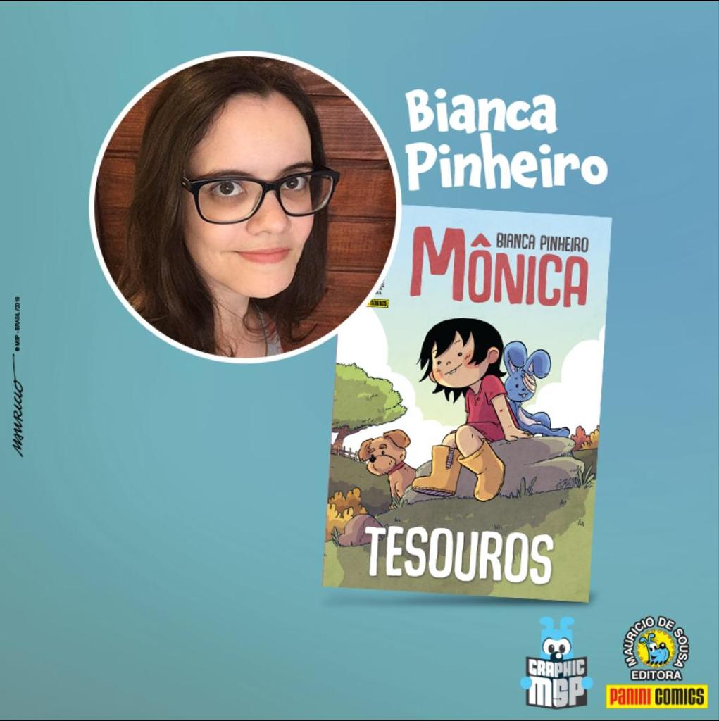 Bianca Pinheiro, autora de Mônica - Tesouros