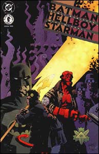 Uma das capas de Batman, Hellboy e Starman