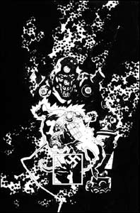 Arte alternativa, não utilizada, para a capa de Hellboy Conqueror Worm #2