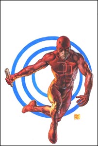 Daredevil/Bullseye: Target, arte de Glenn Fabry