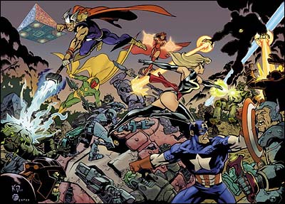 Os Vingadores, de Kieron Dwyer