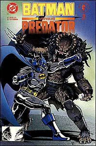 Batman Versus Predador#3, arte de Chris Warner