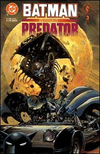 Batman Vs. Predador #3, arte the Arthur Suydam