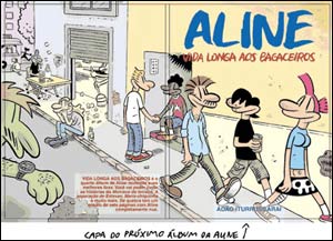 Capa do próximo álbum de Aline