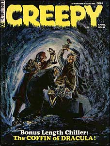 Capa de Creepy #8, por Gray morrow