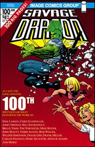 Reimpressão de Savage Dragon #100
