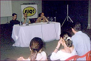 Debate com Lourenço Mutarelli, à direita