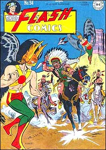 Flash Comics #94, capa de Joe Kubert