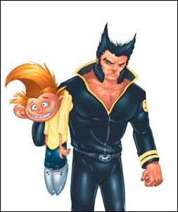 Gus e Wolverine