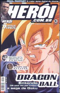 Goku na capa da Herói.com.br Especial