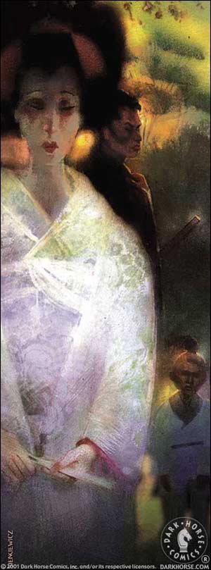 Arte de Bill Sienkiewicz para o Lobo Solitário