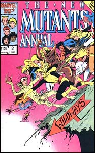 New Mutants Annual #2, nesta edição, Betsy Braddock recebe olhos biônicos, uma cortesia do vilão Mojo