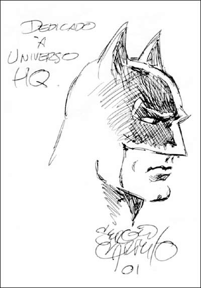 Desenho de Sérgio Cariello para o Universo HQ