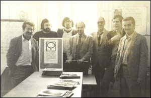 Participantes do congresso realizado em 1974