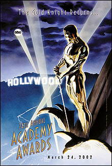Pôster da 74th Academy Awards, a cerimônia de entrega do Oscar