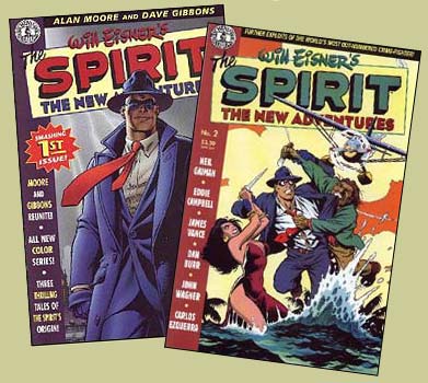 Edições # 1 e 2 de The Spirit - The New Adventures