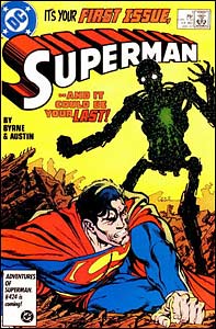 Superman #1, arte de John Byrne