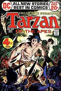 Tarzan #210, arte de Joe Kubert