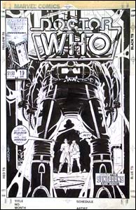 Dr. Who #19, arte de Dave Gibbons