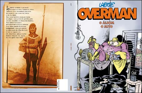 Capa e contra-capa de Overman