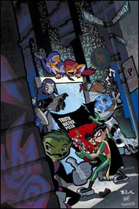 Desenho dos Teen Titans