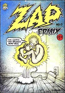 Capa americana de Zap Comix