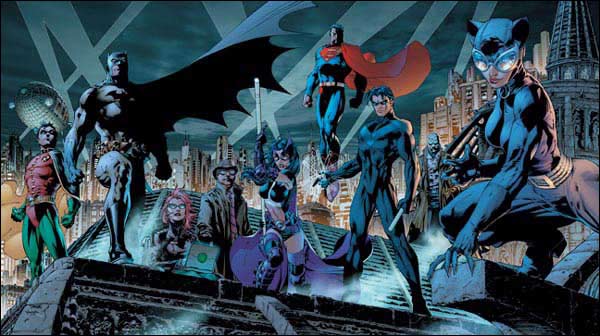 Capa de Batman #619, com os heróis