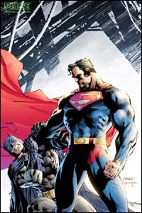 Batman #612, com o Super-Homem no traço de Jim Lee