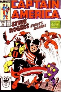 Captain America #337 - Steve Rogers adota um novo uniforme