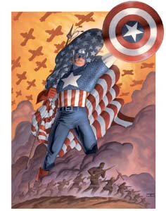 Captain America Vol. 4 #1 - Começa o período pós-atentados de 11 de setembro 