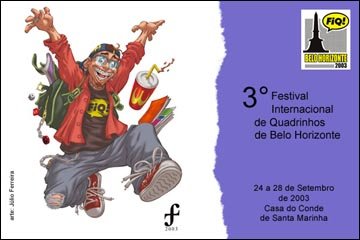 Cartão postal do festival, feito por Júlio Ferreira