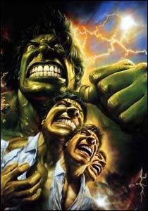 Bruce Banner se transforma no Hulk
