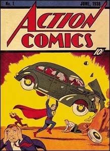 Action Comics #1, de 1938: a primeira aparição do Super-Homem