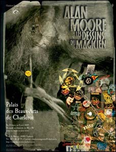 Pôster da exposição Alan Moore les Dessins du Magicien