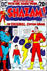 Shazam! #1, com arte de C.C. Beck