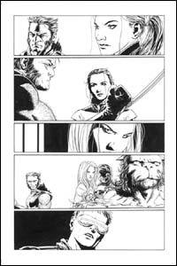 Arte de John Cassaday para Astonishing X-Men