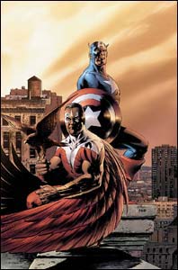 Captain America & Falcon #5, capa de Steve Epting