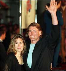 Christopher Reeve e esposa