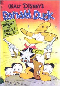 Donald Duck, capa de Carl Barks para a editora Dell
