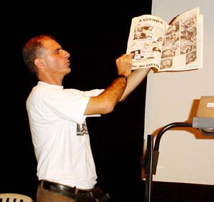 Palestra sobre Fanzines, com Gazy Andraus