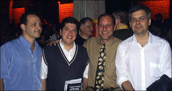 Nilson Farinha, Marcelo Naranjo, Julio Schneider e Gonçalo Jr