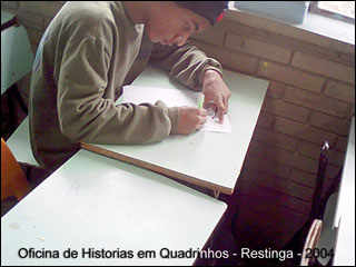 Oficina de Histórias em Quadrinhos - Restinga - 2004