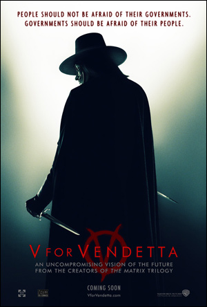 Confira o cartaz de V de Vingança - UNIVERSO HQ