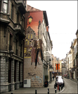 Quadrinhos em Bruxelas
